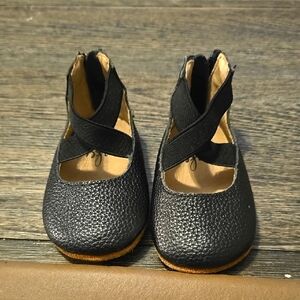 Monkey Feet Black Kids Shoes